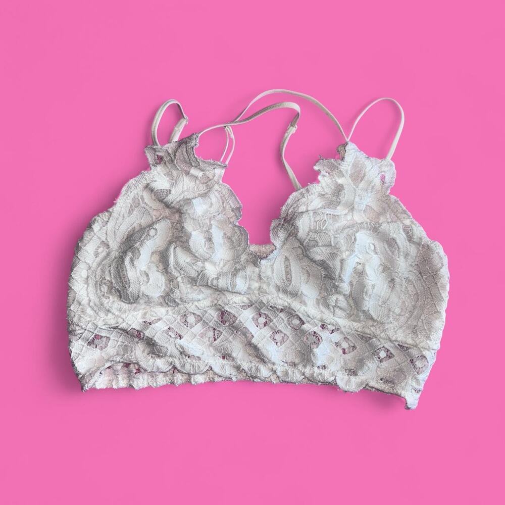 Wishlist white lace bralette top